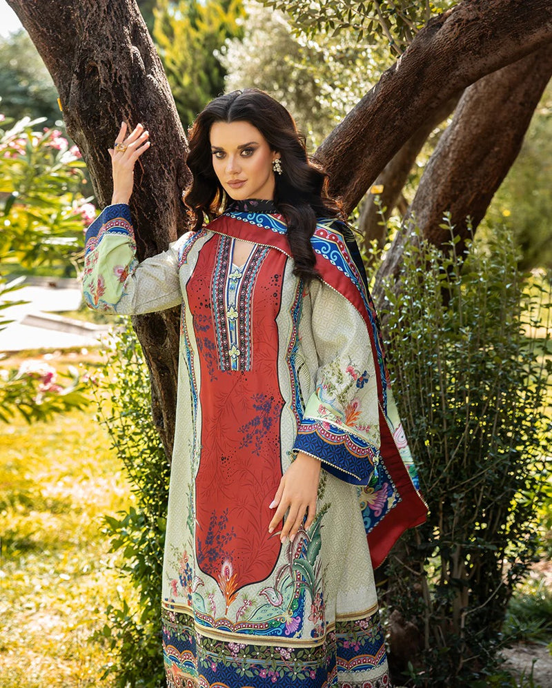 Ethereal Gleam - Nirvana Printed Silk - Mushq Hemline