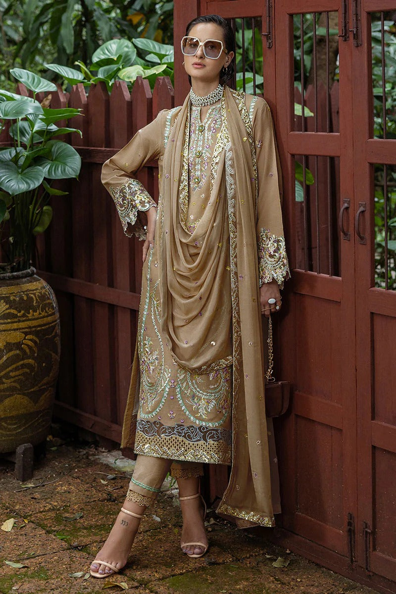 Ardena - Nuvera Unstitched Raw Silk - Mushq Hemline