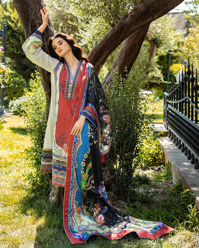 Ethereal Gleam - Nirvana Printed Silk - Mushq Hemline