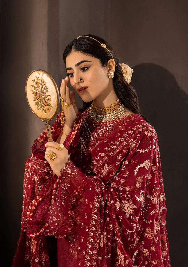 03 - Roselith - Karandi With Embroidered Chiffon - Kahf