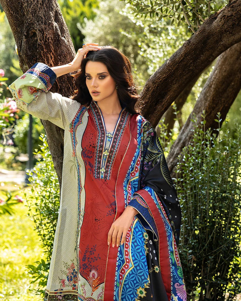 Ethereal Gleam - Nirvana Printed Silk - Mushq Hemline