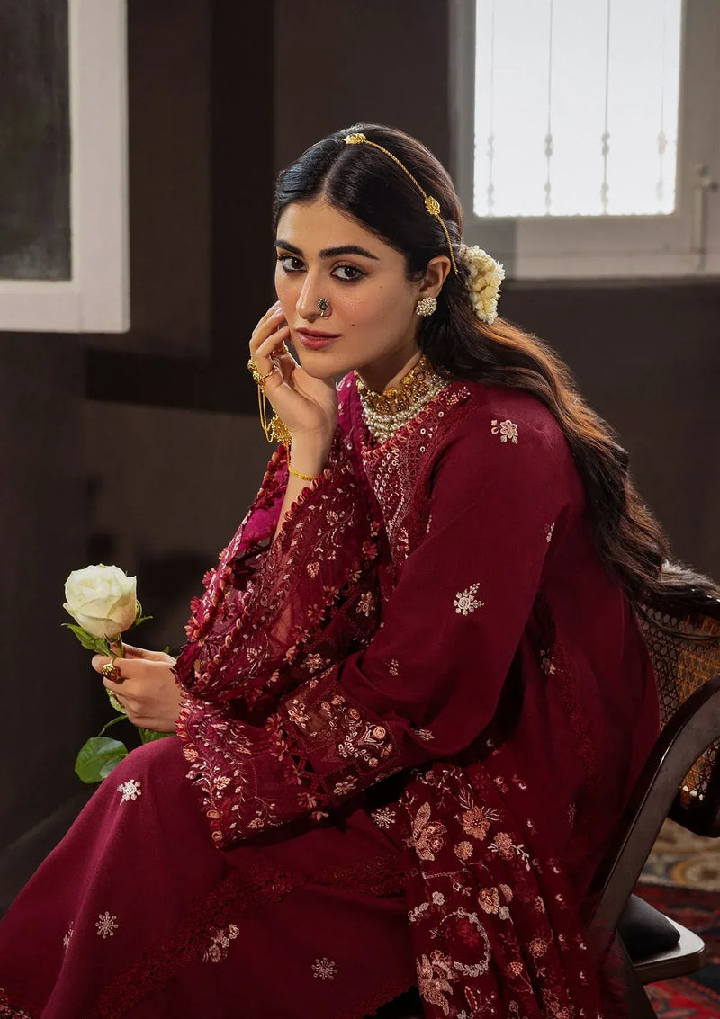 03 - Roselith - Karandi With Embroidered Chiffon - Kahf