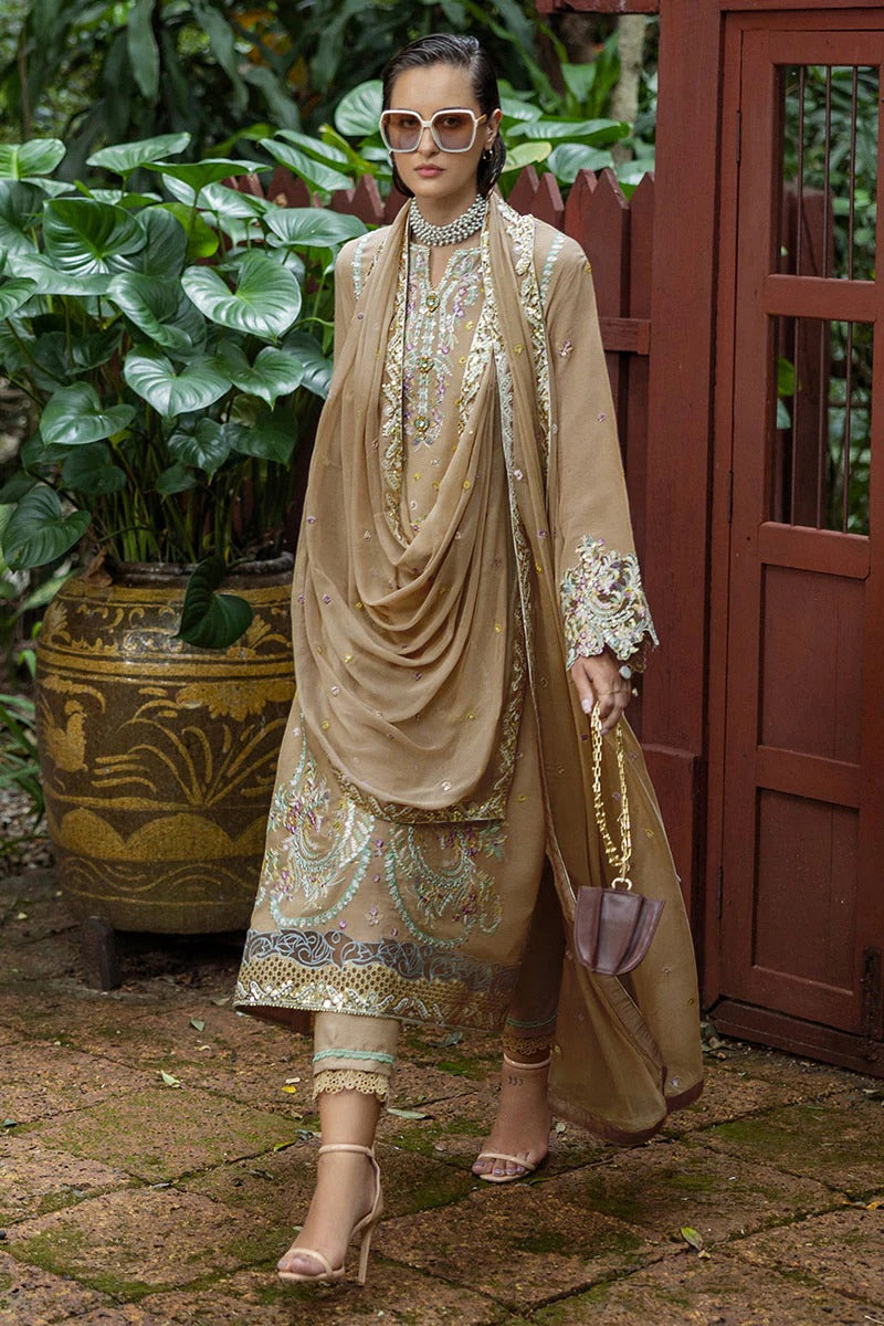 Ardena - Nuvera Unstitched Raw Silk - Mushq Hemline
