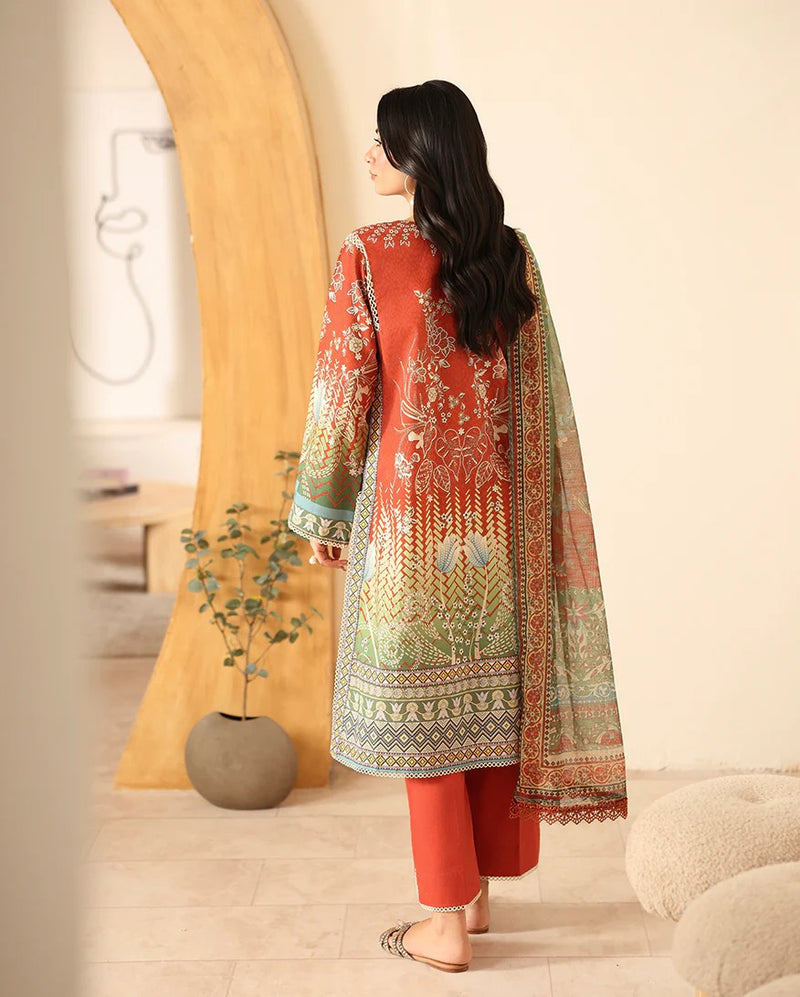 RNZ07B 3Naveen - Pareesa Printed Cambric - Roheenaz
