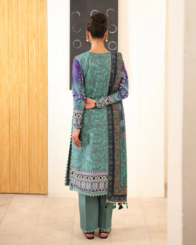 RNZ05B Fabeha - Pareesa Printed Cambric - Roheenaz