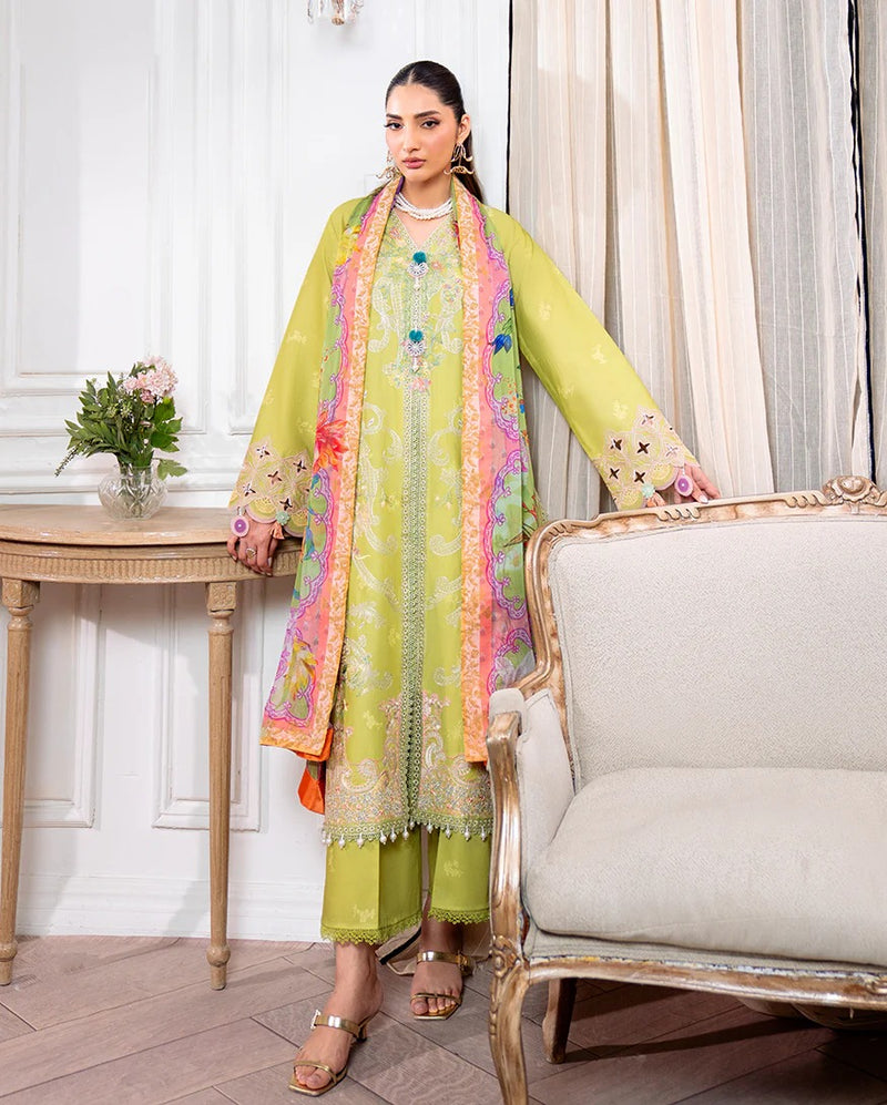 Arven 8A - Aezel Embroidered Cambric - Roheenaz