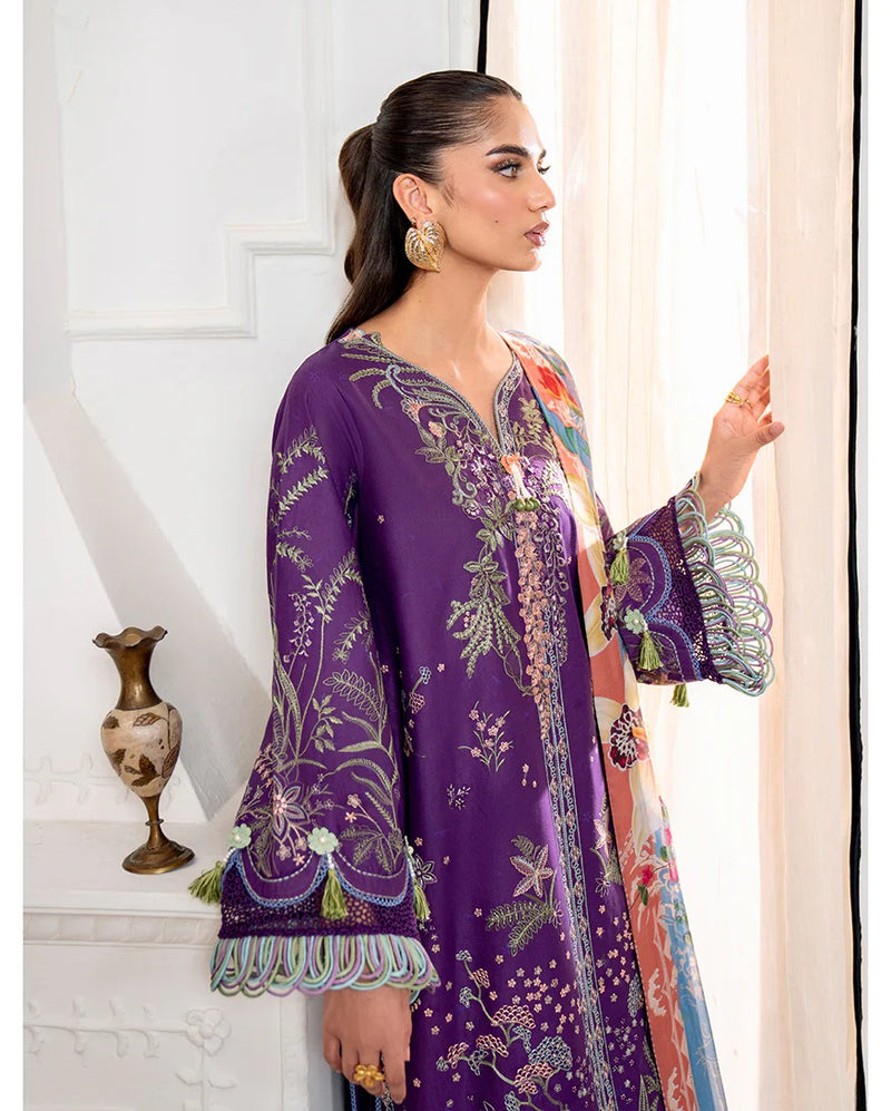 Emaan 1B - Aezel Embroidered Cambric - Roheenaz
