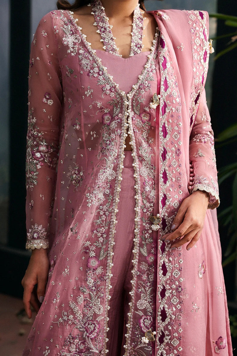 Seraira  - La Fuchsia Festive Unstitched - Afrozeh