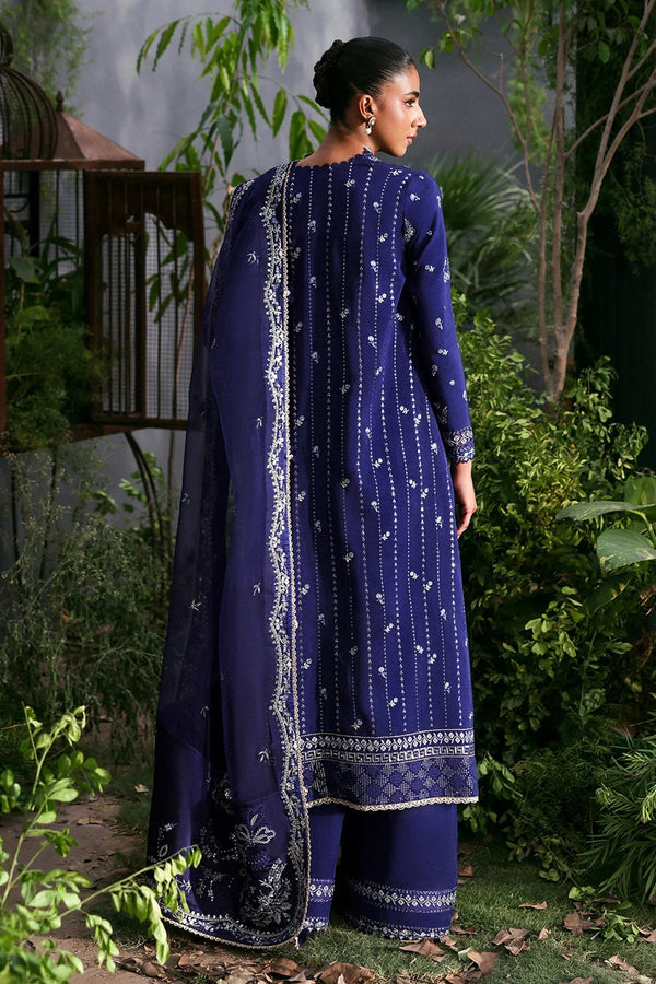 Maison  - La Fuchsia Festive Unstitched - Afrozeh