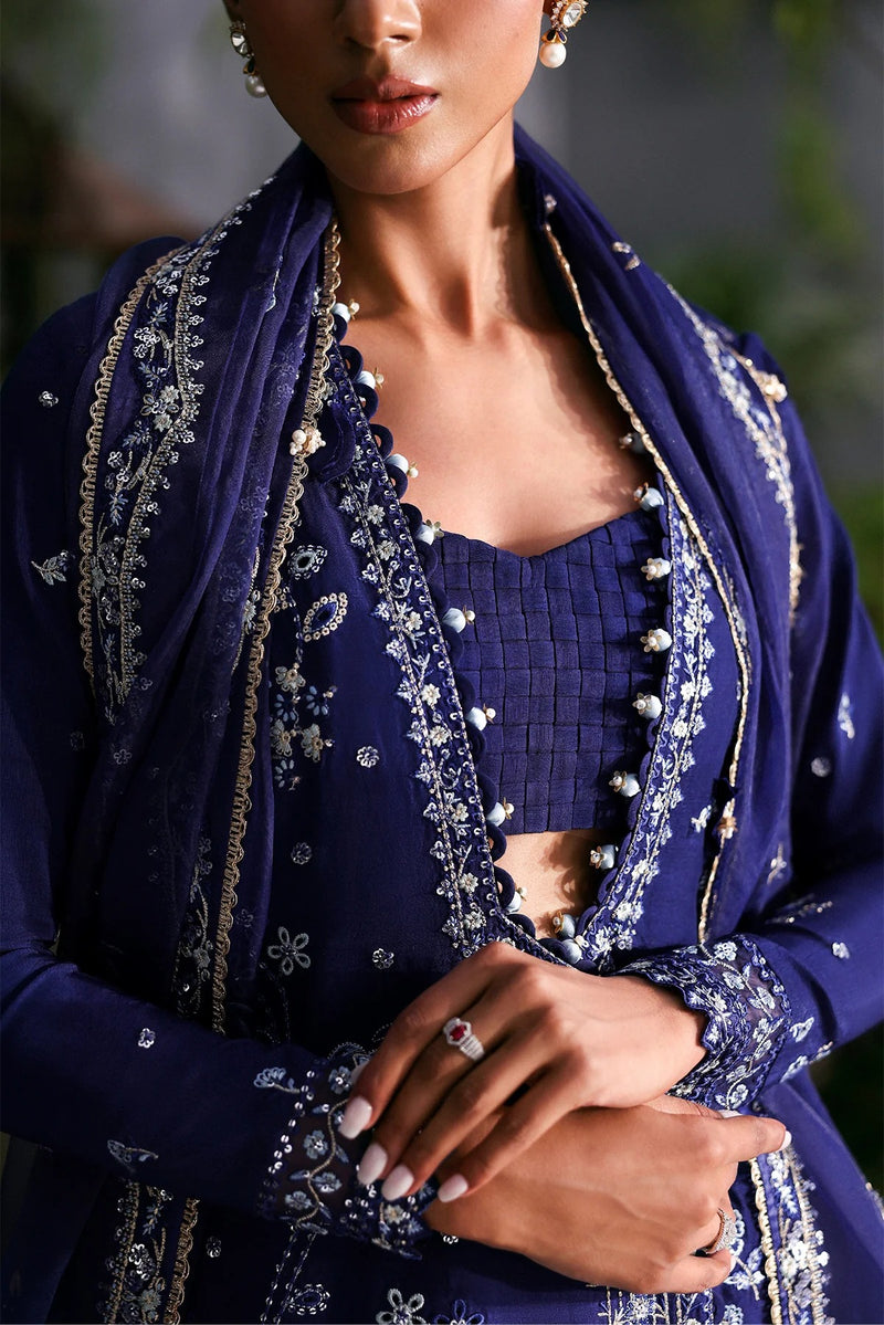 Maison  - La Fuchsia Festive Unstitched - Afrozeh