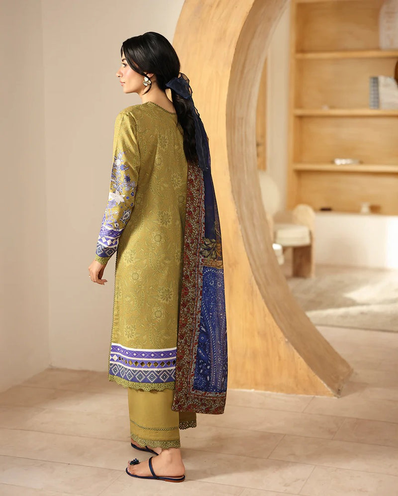 RNZ06B Mirha - Pareesa Printed Cambric - Roheenaz