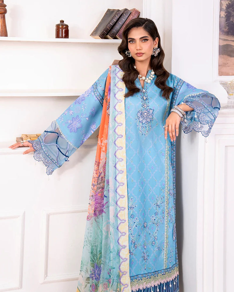 Miren 6B - Aezel Embroidered Cambric - Roheenaz