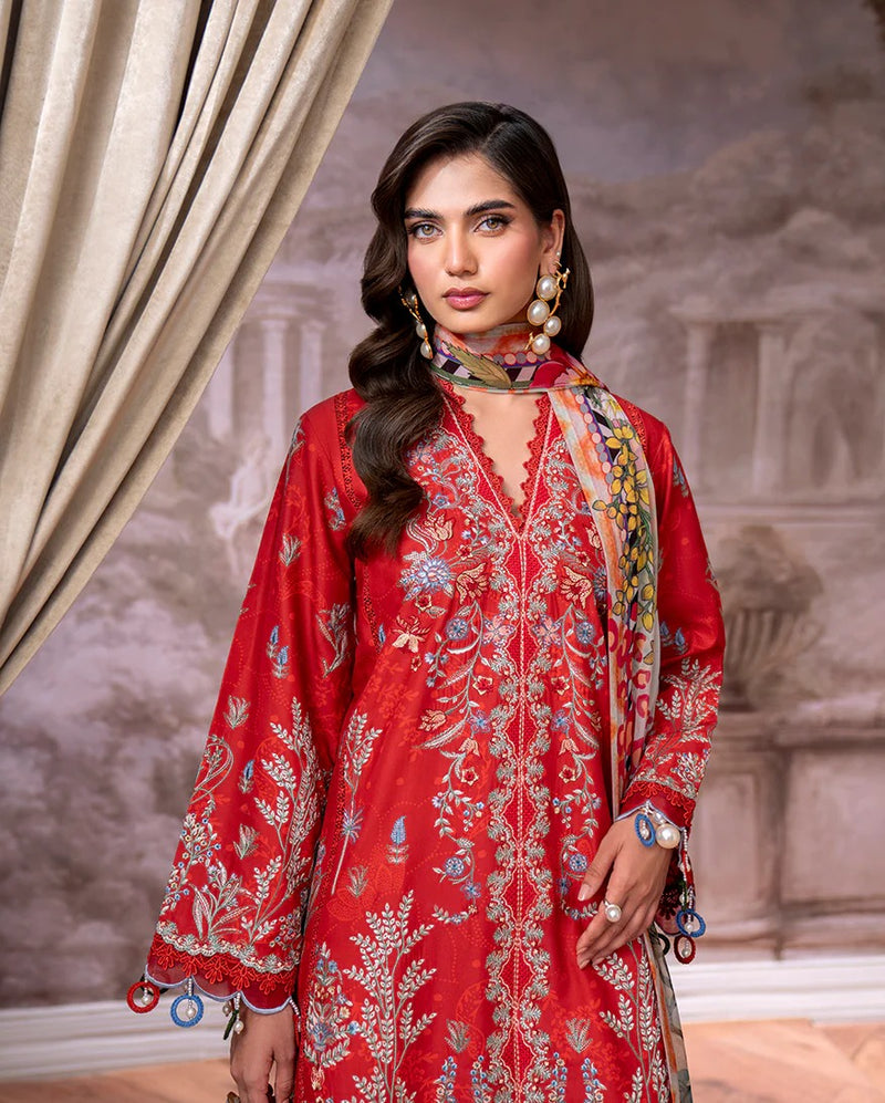Lyrah 7B - Aezel Embroidered Cambric - Roheenaz
