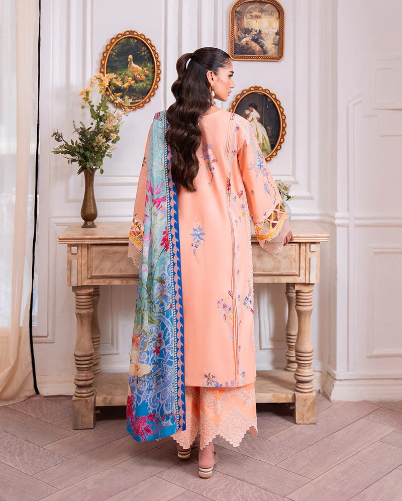 Amal  2A - Aezel Embroidered Cambric - Roheenaz