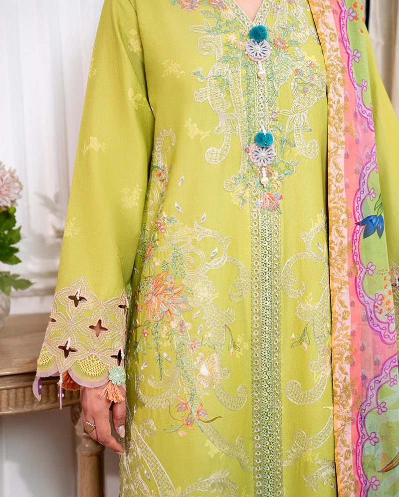Arven 8A - Aezel Embroidered Cambric - Roheenaz