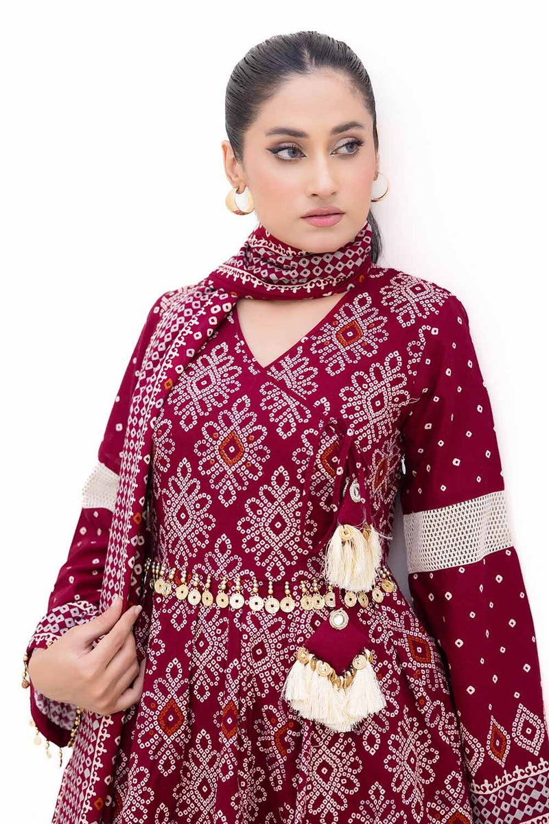 K-42002T - 3 Pc Unstitched Printed - Gul Ahmed