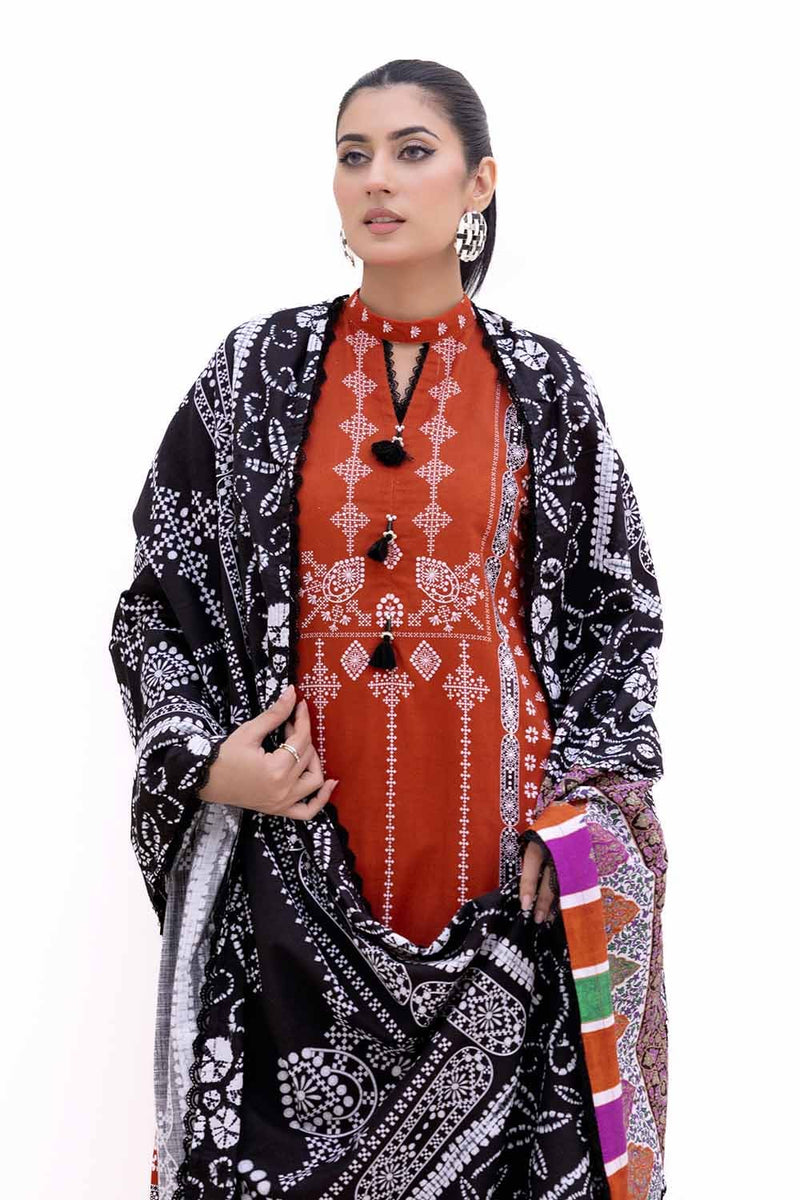 K-42008L - 3 Pc Unstitched Printed - Gul Ahmed