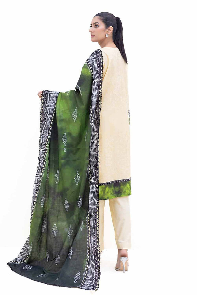 K-42013L - 3 Pc Unstitched Printed - Gul Ahmed